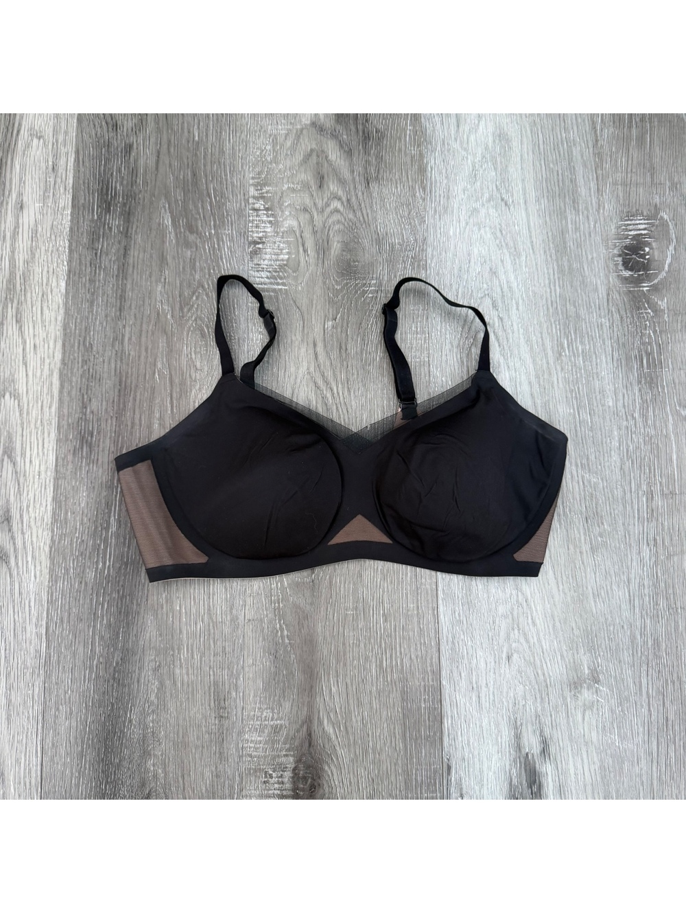 Honeylove LiftWear Crossover Black Bra XL